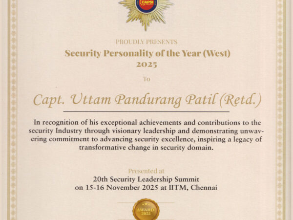 Capsi Certificate